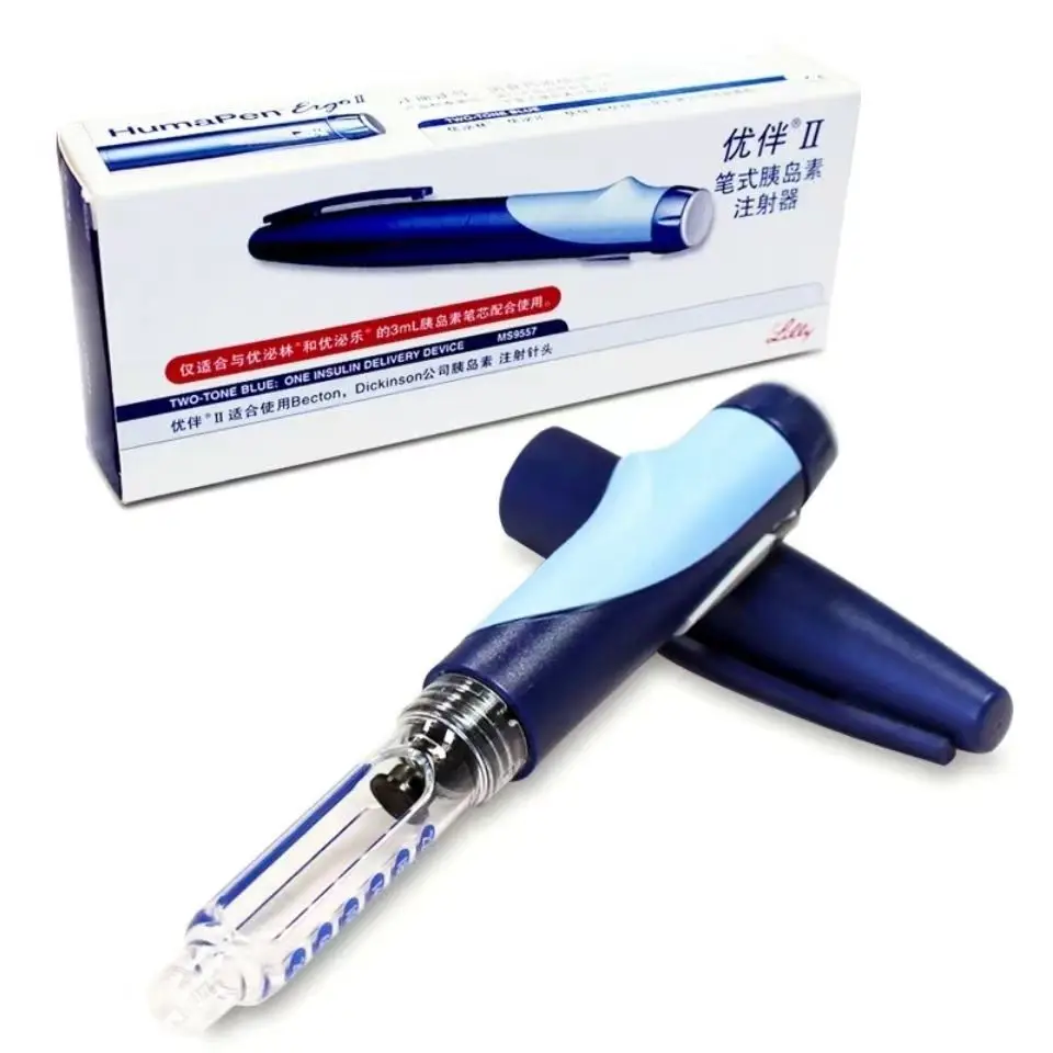 Huma Pen 2 Insulin 3ml Pen for Humulin & Humalog Blood Sugar Injection Pen Controlled Dose Painless Insulin Injection Pen