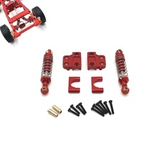 Metal Rear Axle Fixings and Rear Shock Absorber For MN 1/12 MN82 LC79 MN78 RC Car Upgrade Parts