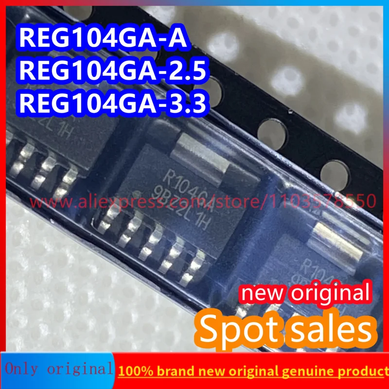 Chip regulador de tensão, 10pcs, reg104ga-a, r104ga, sot223, código r104g33, original, novo