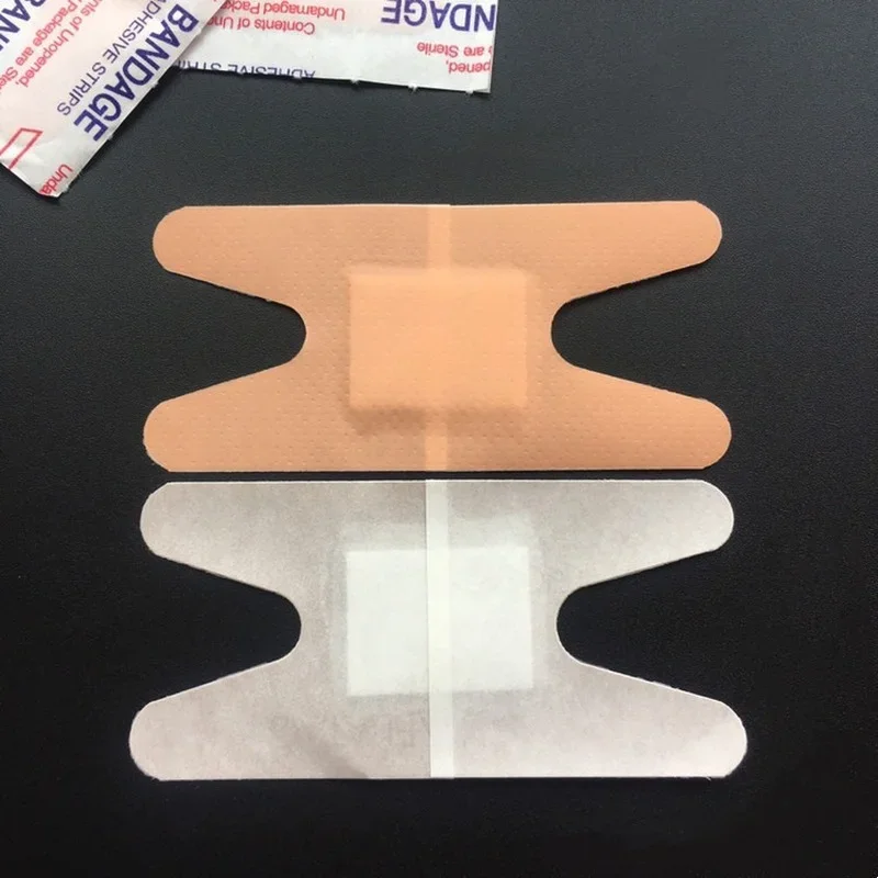 50 قطعة/المجموعة الإسعافات الأولية الفرقة المعونة فراشة H شكل تضميد الجروح التصحيح كعب الشريط ملصقات تنفس الجص لاصق الضمادات #3