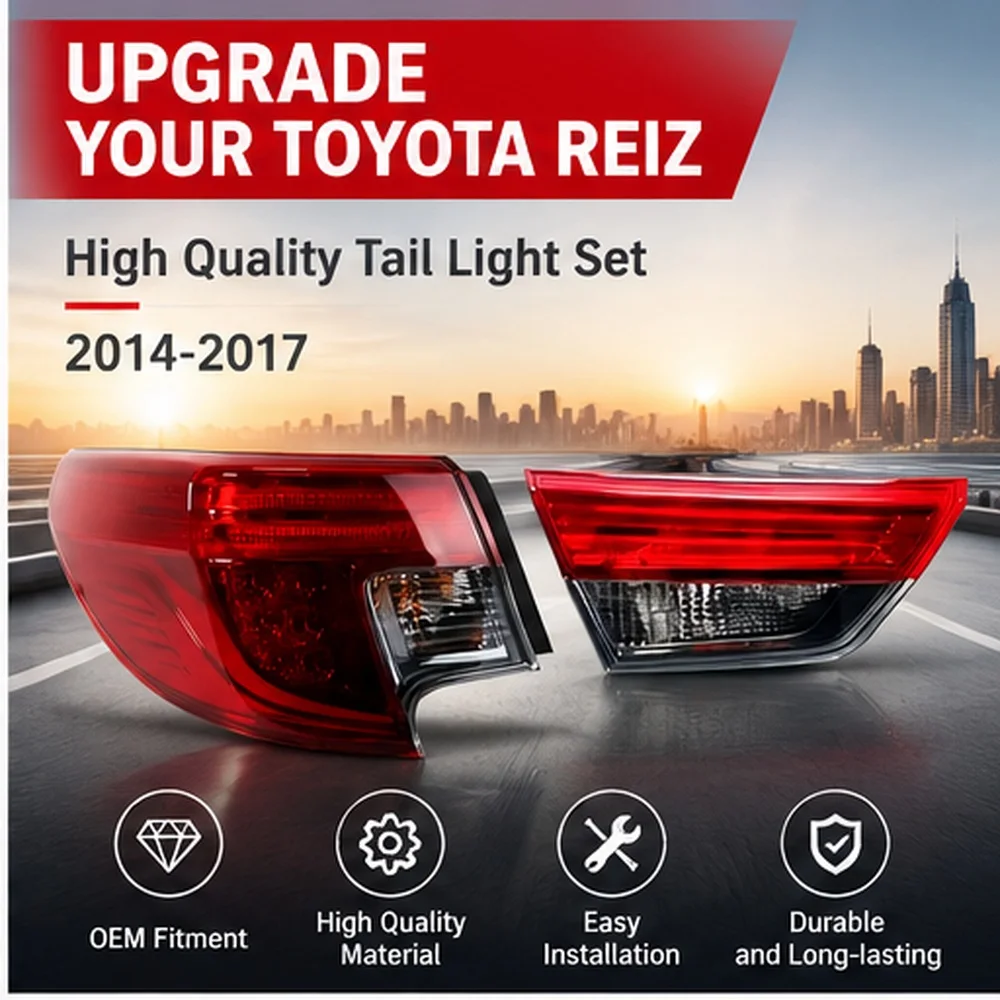 For Toyota Mark X 2014 2015 2016 2017 Inner & Outer Tail Light Rear Lamp Assembly Car Replacement Taillight