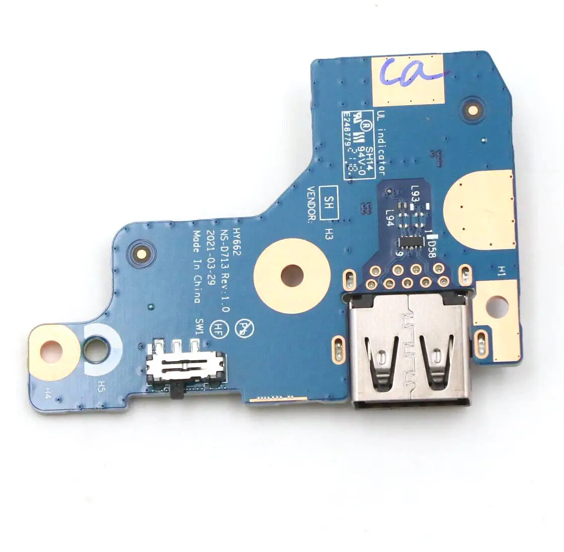 New USB Board NS-D713 For Lenovo Legion 5 Pro-16ITH6H Laptop 82JD 5C50S25214