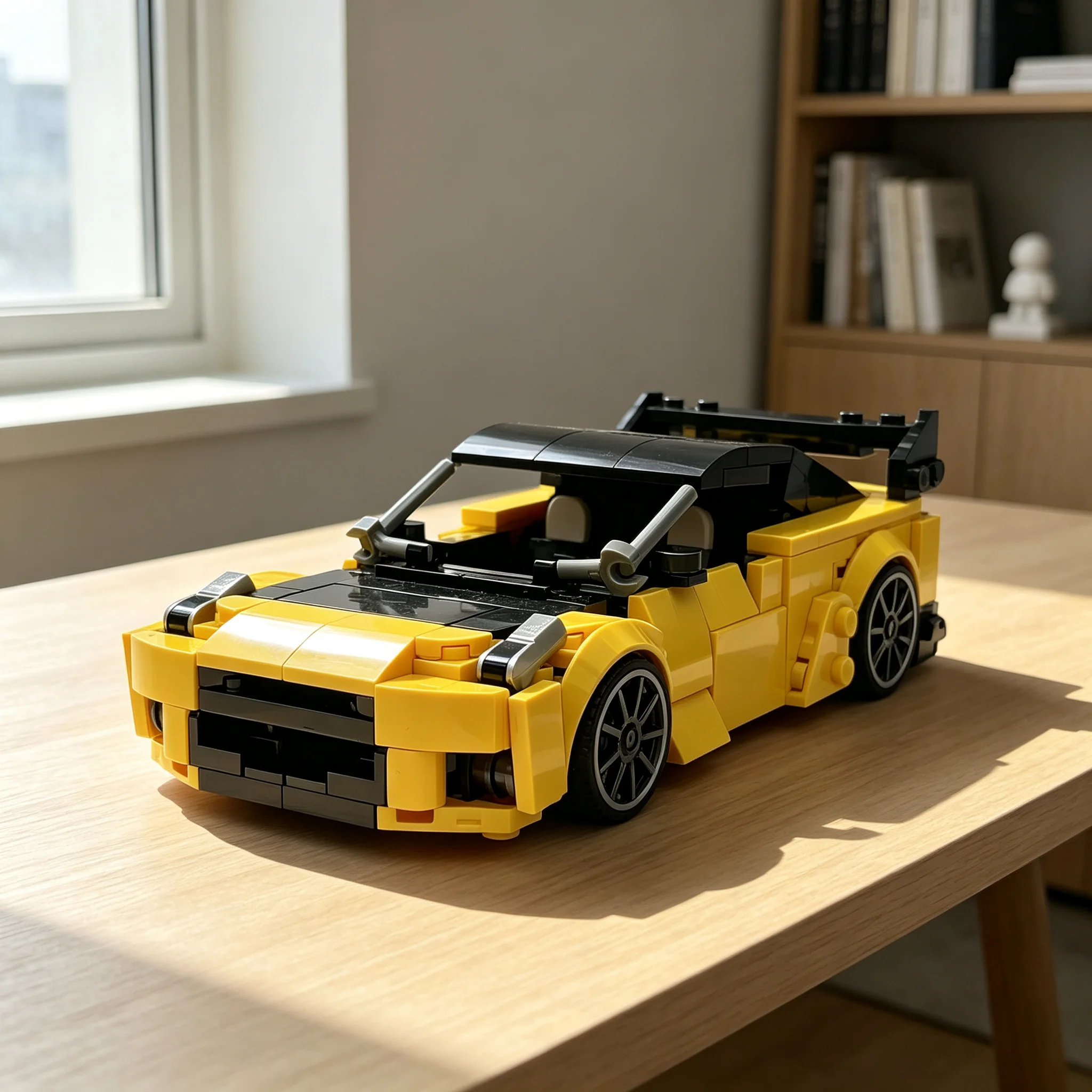 362個のmocシティチャンピオンズ、gtr-r35モデルの組み立てブロック。クリスマスプレゼント、おもちゃコレクション、展示、教育用、誕生日プレゼント、工作用。