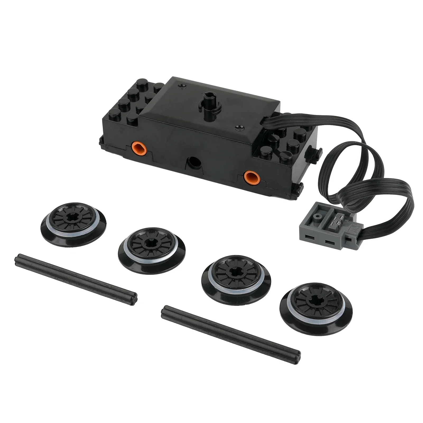 MOC Train Track Motor 88002 Technical Blocks Parts Power Functions Speed Motor Puzzle DIY Toys Modified Bricks Model Accessories