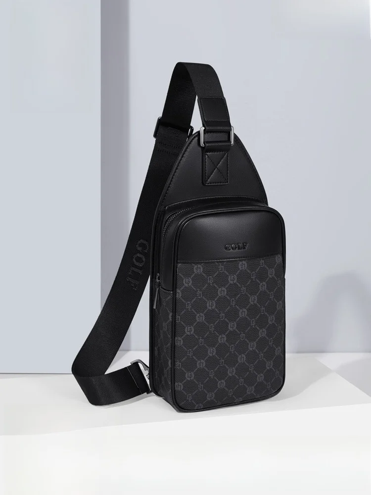 

Golf 235, новая мужская нагрудная сумка, повседневная легкая модная высококачественная передняя сумка через плечо для отдыха, сумка на одно плечо для мужчин