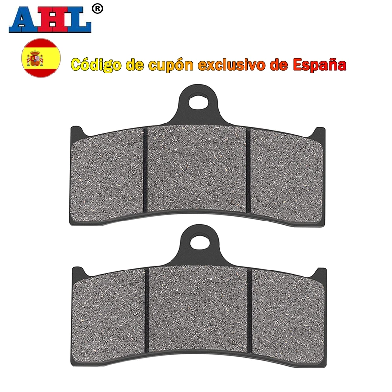 Pastilhas de freio dianteiro de metal semi-orgânico para motocicleta, para buell x1 relâmpago m2 ciclone 1998-2005 para hhi hawg halteres 6 pistão todos