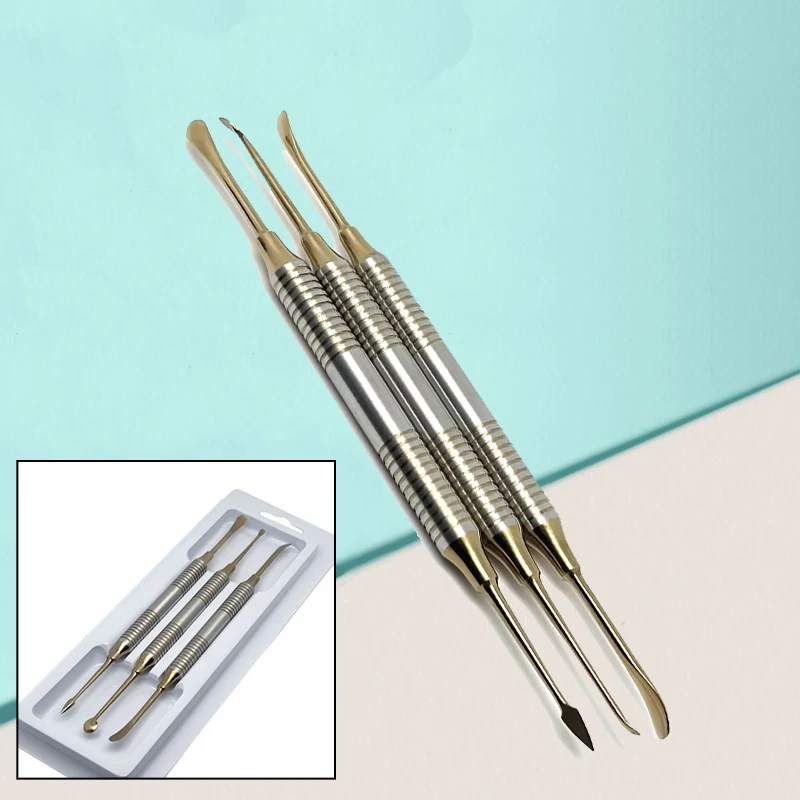 

Dental Stainless Steel Tool Implant Periosteal Elevator Separator Titanium Coating Reflecting or Retracting Dentists Oral Tool