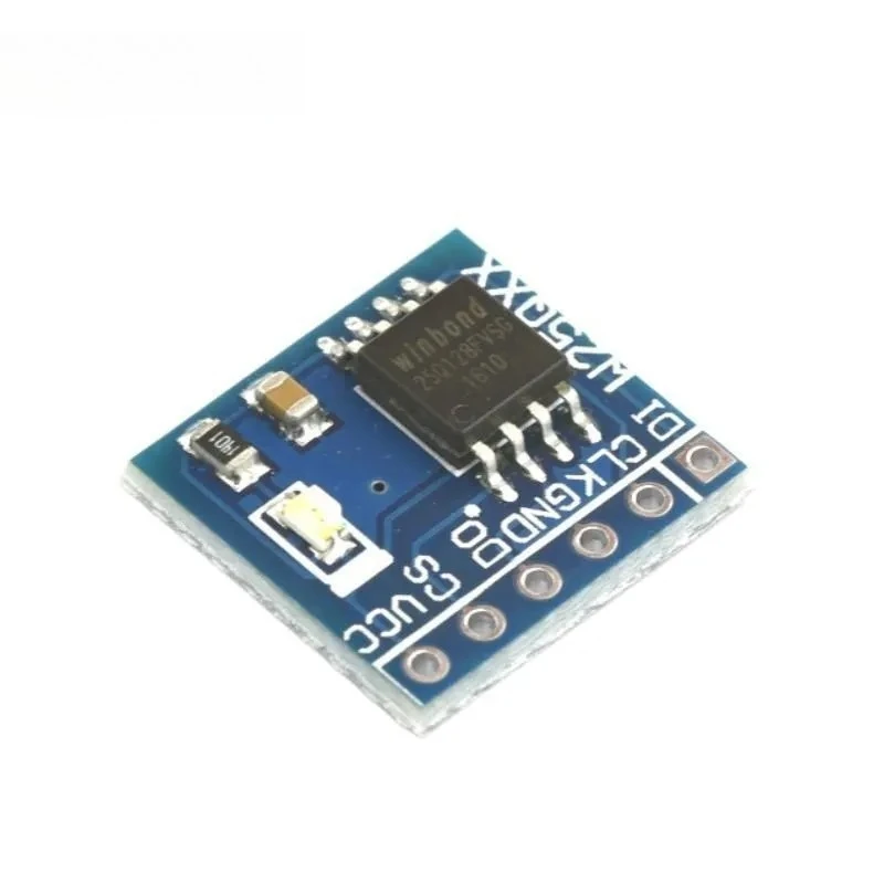 2-10PCS W25Q32 32Mbit / W25Q64 64Mbit / W25Q128 128Mbit 8MByte FLASH NorFlash Storage Module SPI Interface BV FV Modul For STM32