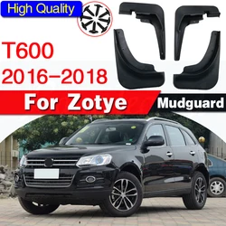 Set Molded Car Mud Flaps For Zotye T600 2016 2017 2018 Splash Guards Mud Flap Mudguards Fender Front Rear 4pcs/1set