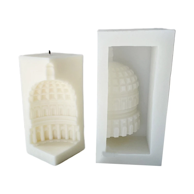 

Y4QE Nordic Architectural Dome Ornaments Making Gypsum Concrete Cement Silicone Mold