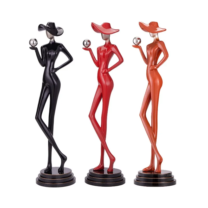 Ornament Slender Light Luxury High-end Living Room Crafts Art Sculpture