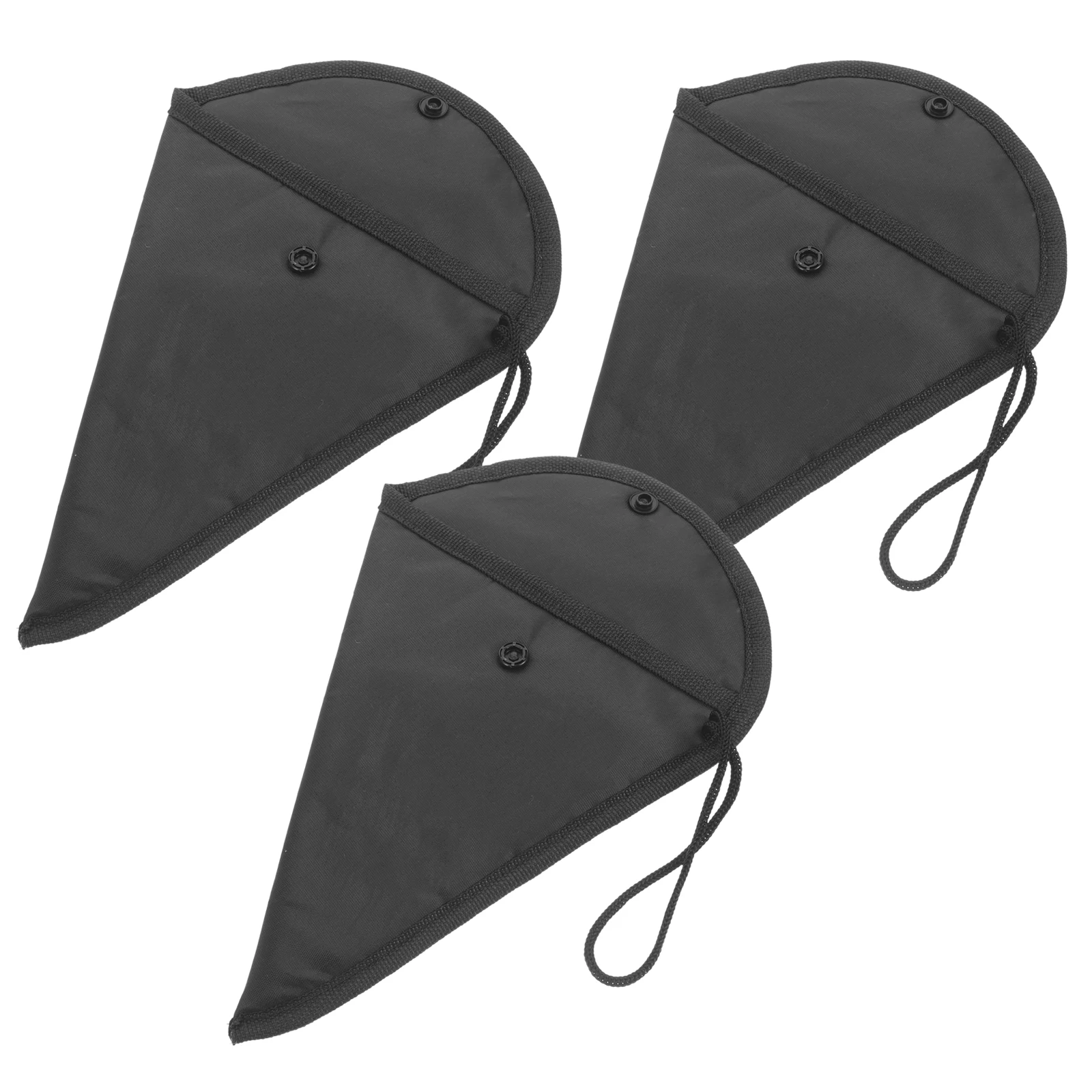 

3 Pcs 12 Holes Ocarina Bag Small Triangle Travel Storage Protective Fabric Non Slip Portable Lightweight Practical Musical