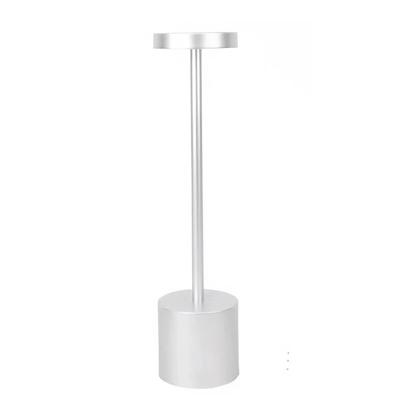 Metal Table Lamp USB Charging LED Night Light Touch Dimming Desk Lamp Portable Reading Camping Light Bedside Lamp for Bar Hotel