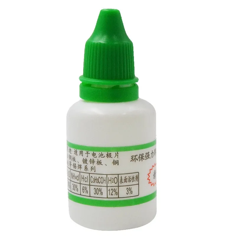 Imagem -06 - Fluxo de Soldagem Confiável Ambiental Líquido Metálico Multifuncional Fluxo de Solda para Aço Inoxidável Níquel Cobre Ferro 20ml 1pc