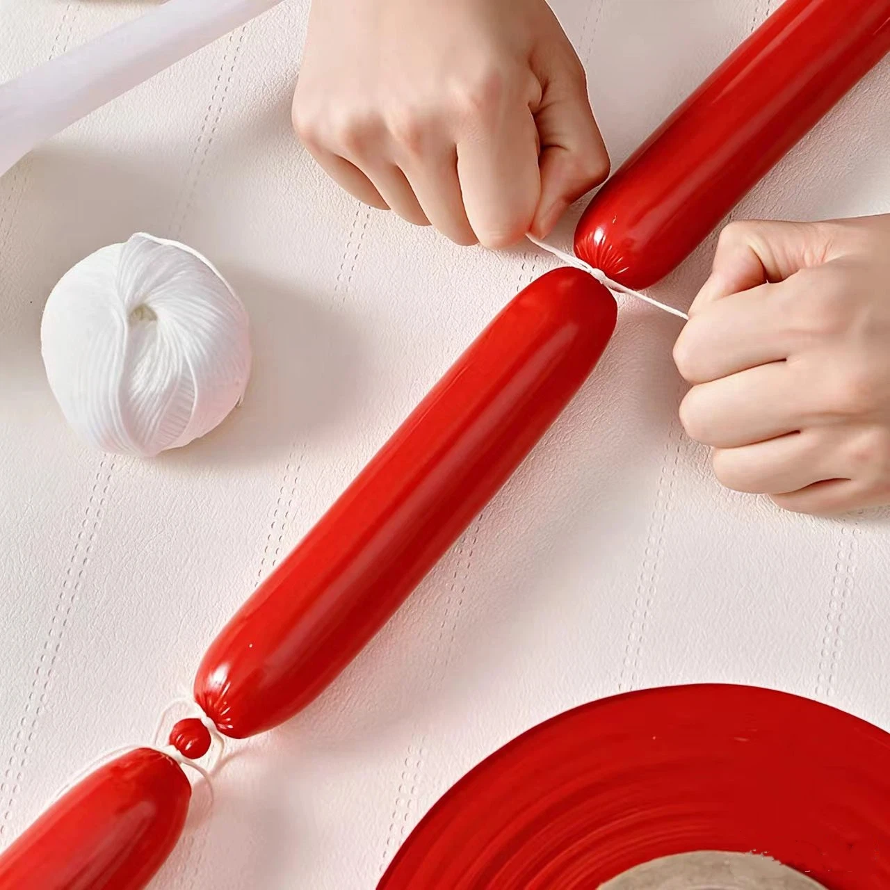 Stärke-Wursthülle aus Kunststoff, Wurstbox, selbstgemachte Wurst, Wurstverpackungswerkzeug – Detail 3