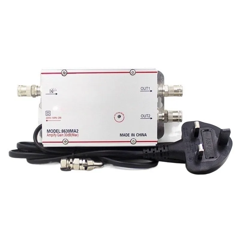 Cable TV Amplifier Signal Enhancer DTMB Ground Wave 30db Regulation