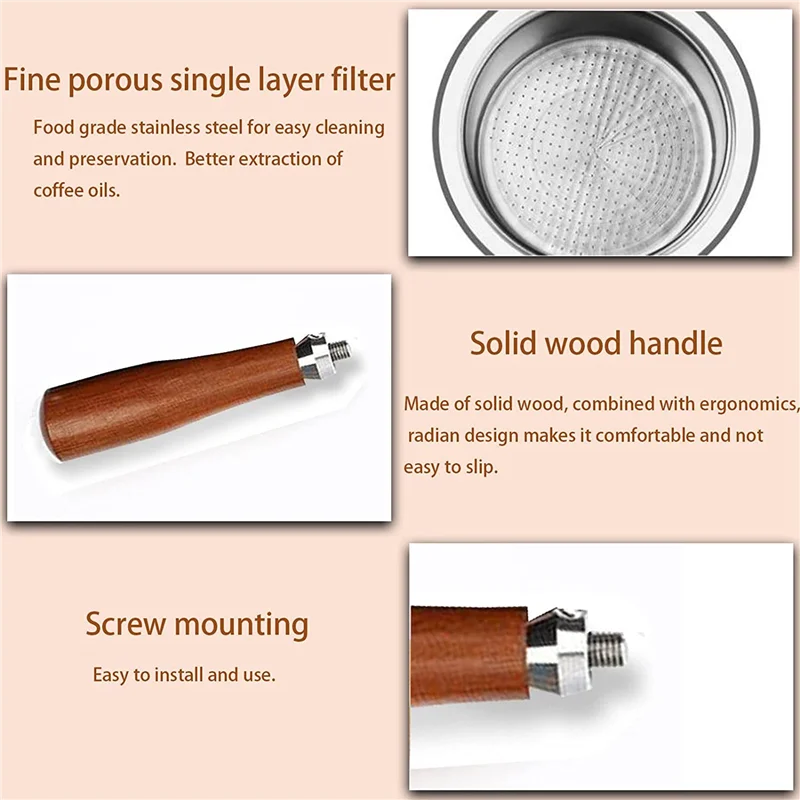 الصيف بيع 2 قطعة 54 مللي متر Portafilter بدون قاع لبريفيل باريستا اكسبرس BES870XL BES870BSXL BES878BSS BES880BSS BES840XL