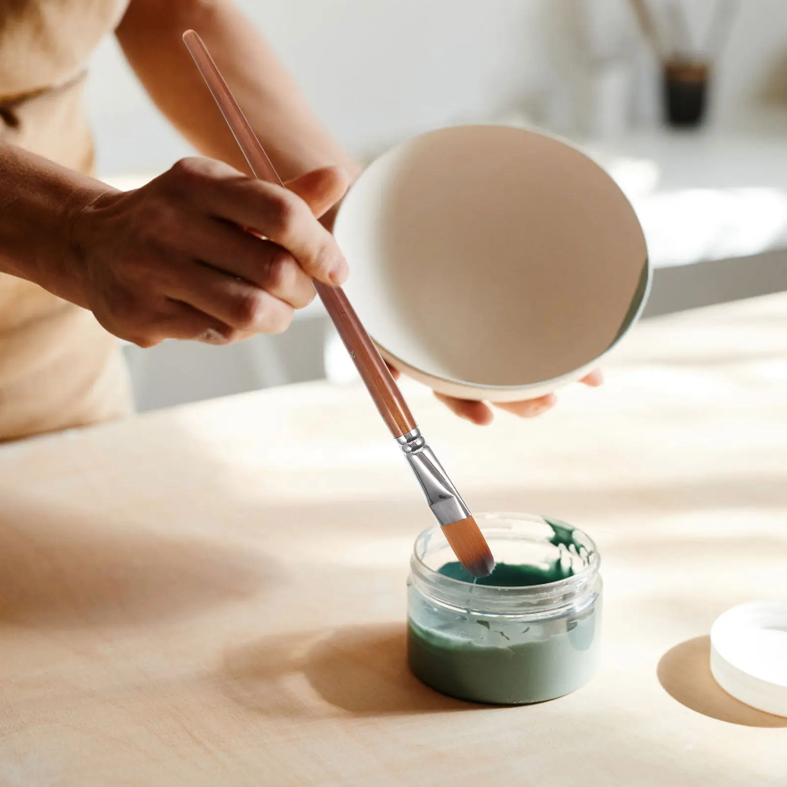 

Набор профессиональных акварельных кистей из 13 штук: двухцветные нейлоновые кисти для художников и начинающих, портативные, легкие, для рисования