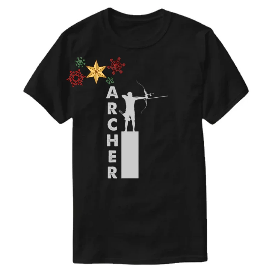 Archery Bow Bowman Arrow Target Shooting Archer Gift T-Shirt 100% Cotton O-Neck Short Sleeve Casual Mens T-shirt Size S-3XL