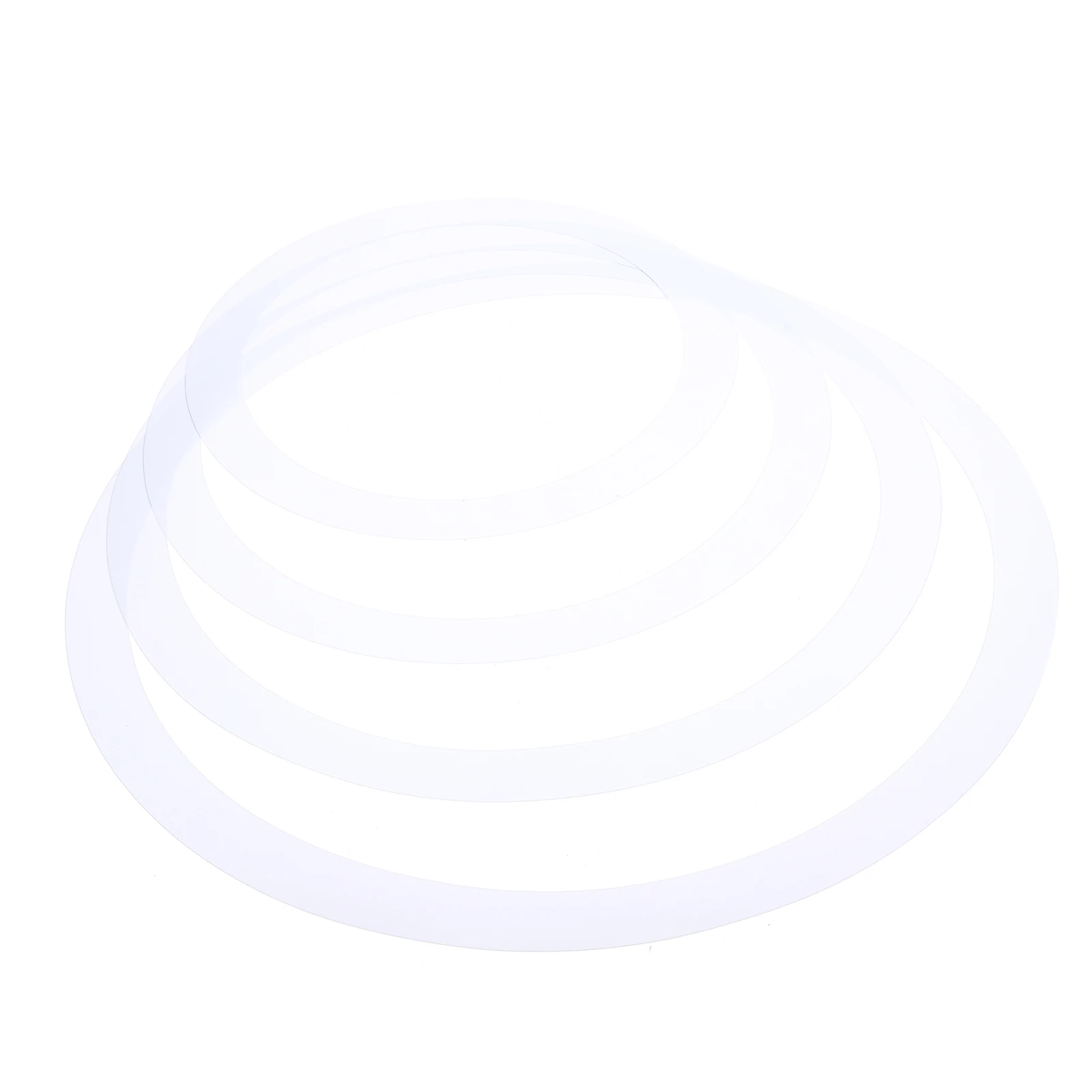 4 قطعة كمين طبل كتم حلقة قسط دائم PC فيلم المواد سهلة حمل الممارسة أداة لمجموعة طبلة المنزل استخدام قرع الملحقات #5