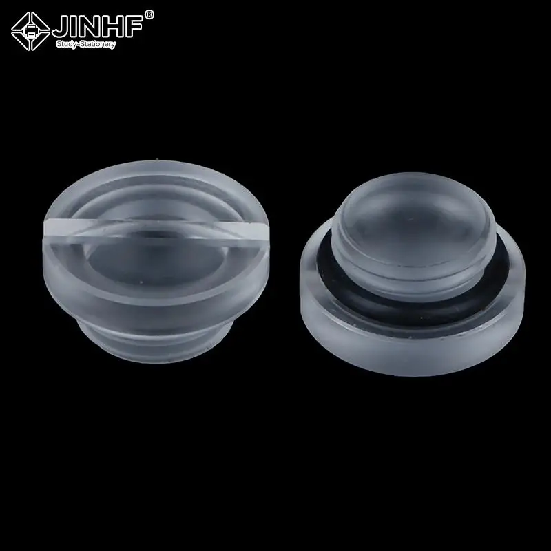 2pc Frosted G1/4 Water Plug Matte Acrylic Water Stop Lock Seal Button Hand Twisting Water Cooling Fitting MOD Torque Transparent