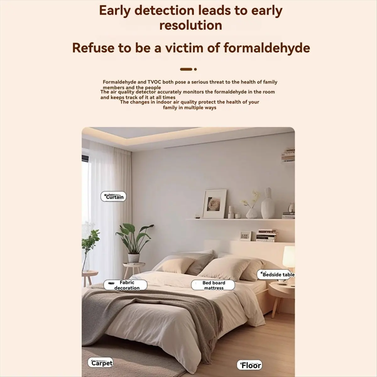 

*ESTR 12 в 1 тестер качества воздуха температура/влажность/время/CO/CO2/Curve/TVOC/AQI/PM2.5/PM10/формальдегид с кронштейном белый