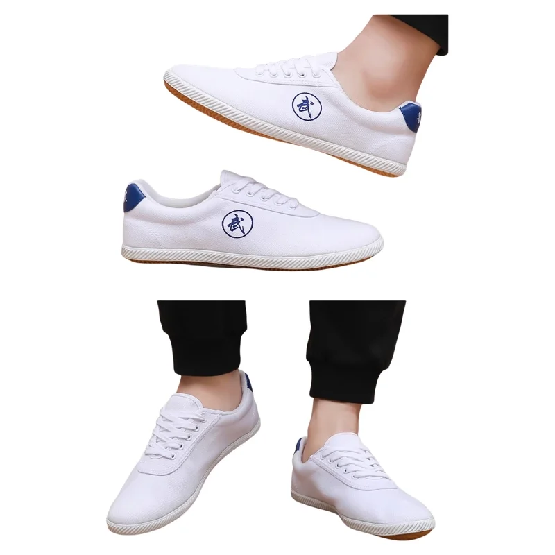 Wushu Shoes Taekwondo Training Martial Arts  Tai Chi Taiji Exercise Canvas Shoe