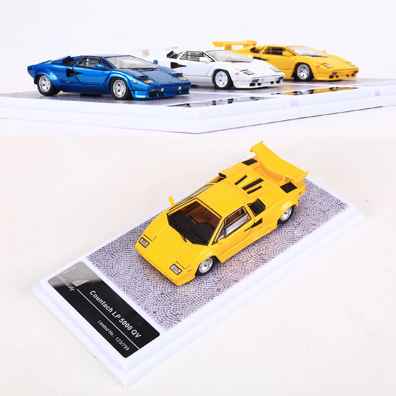 Модель автомобиля Finclassically 1:64 Countach LP5000S из сплава