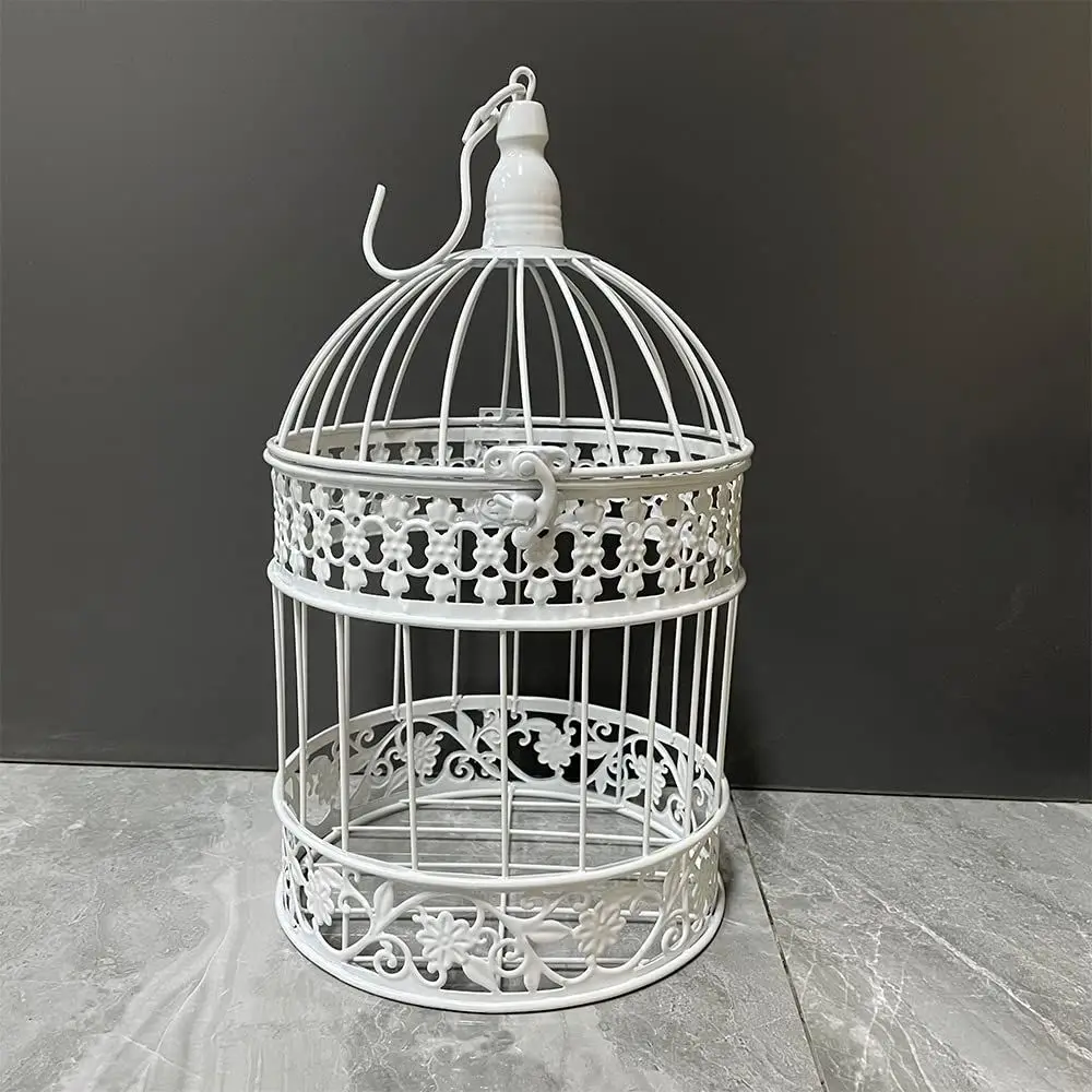 

Birdcages Vintage Decorative Iron Bird cage Wedding Decor Flower cage Decor Props Hanging Flower Frame Bird cage decorCenterpie