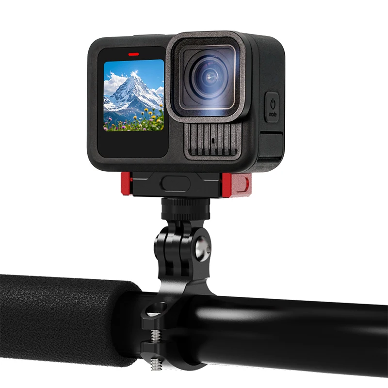 لاستبدال GoPro طقم قاعدة مغناطيسية من الألومنيوم سريع الإصدار 360 °   حامل ثلاثي القوائم للتخميد لكاميرا Hero 12/11/10/9/8 Max Action