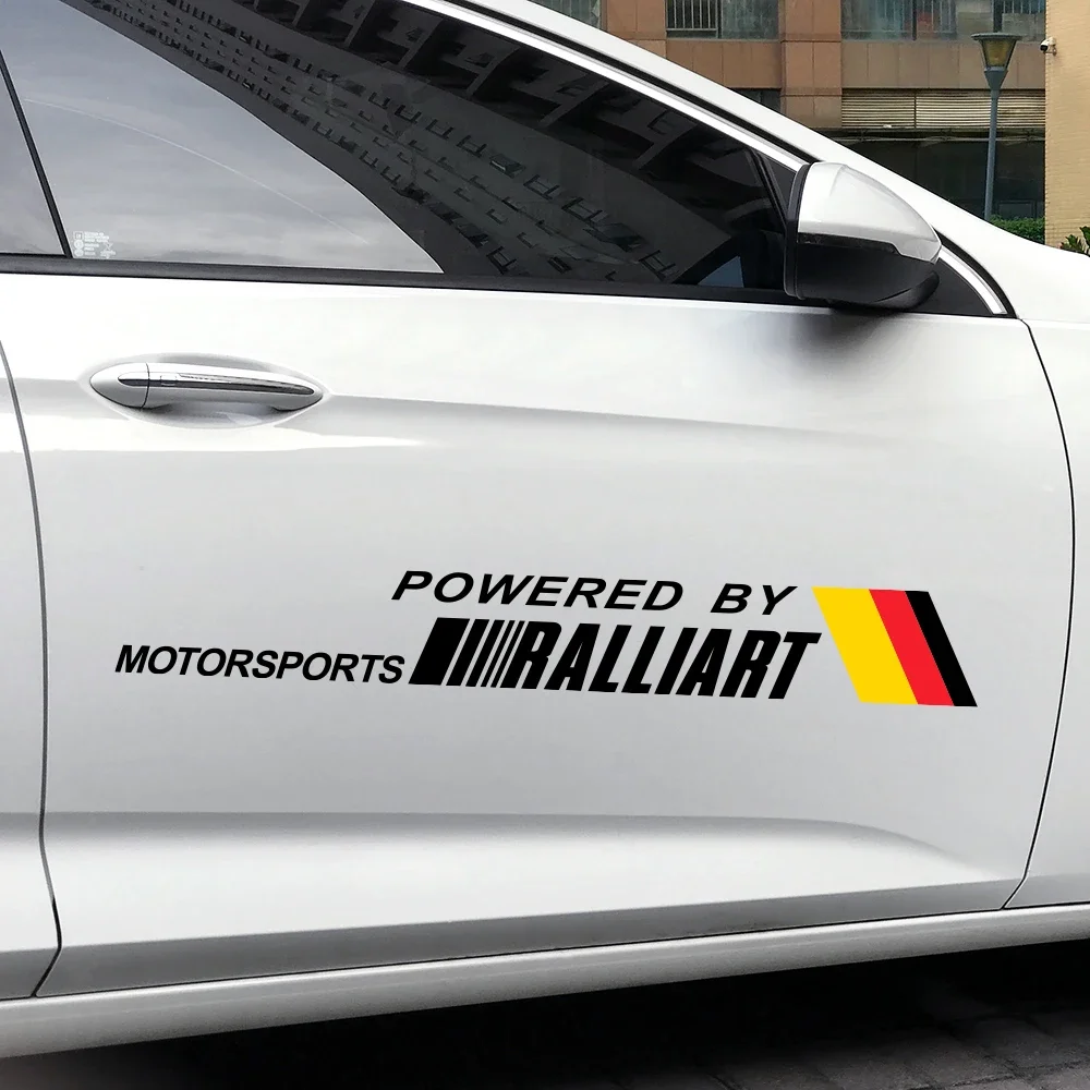 

Для Mitsubishi Ralliart Lancer 10 3 9 EX Outlander 3 ASX L200 Carisma Colt Pajero 2 шт. автомобильные боковые наклейки на двери автомобильные аксессуары