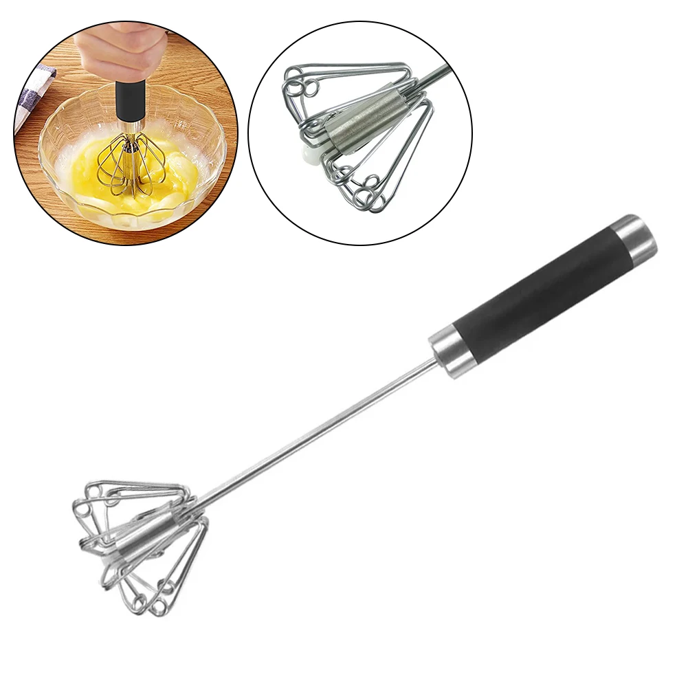 10-inch Hand-operated Rotary Semi-automatic Egg Beater Whisk Blender For Home  Kitchen Tools 9.84 Inches * 2.24 Inches