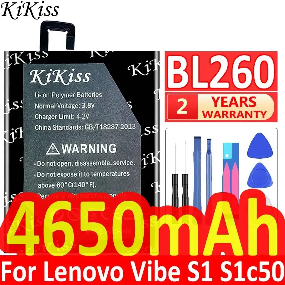 

Long-Lasting 4650mAh Mobile Phone Battery For Lenovo Vibe S1 Lite S1La40 BL260