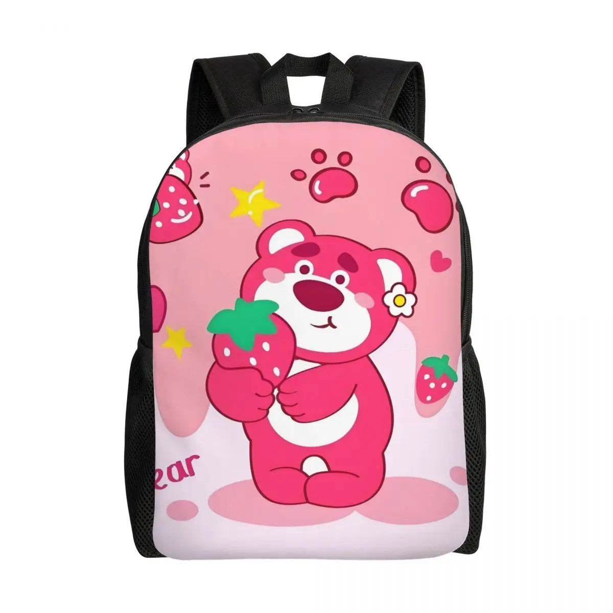 

Custom Animation Lotso Huggin Bear Laptop Backpack Men Women Fashion Bookbag for College School Student Bag