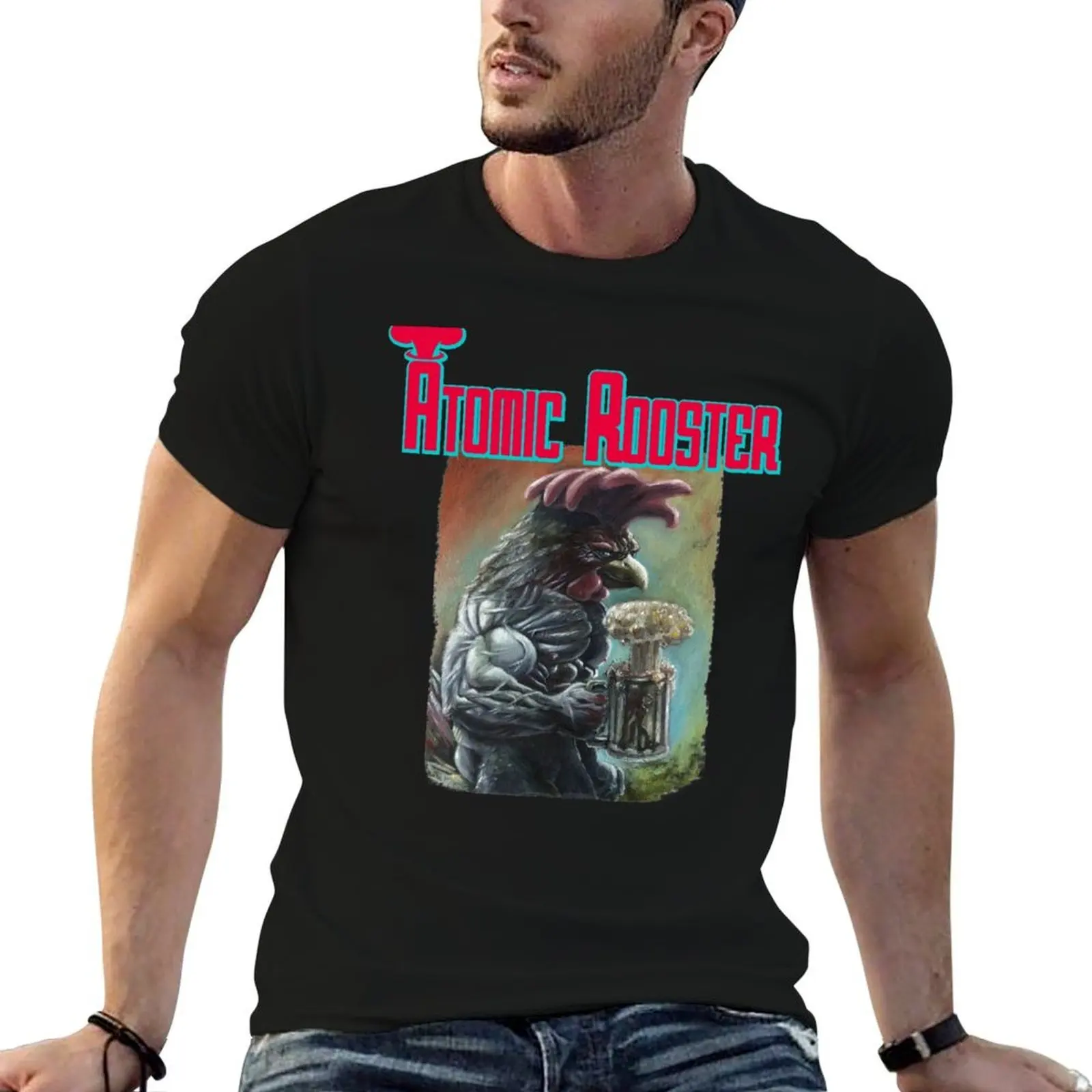 

ATOMIC ROOSTER T-Shirt printed t shirts for man t shirts cotton 100% t shirts with prints T-shirt