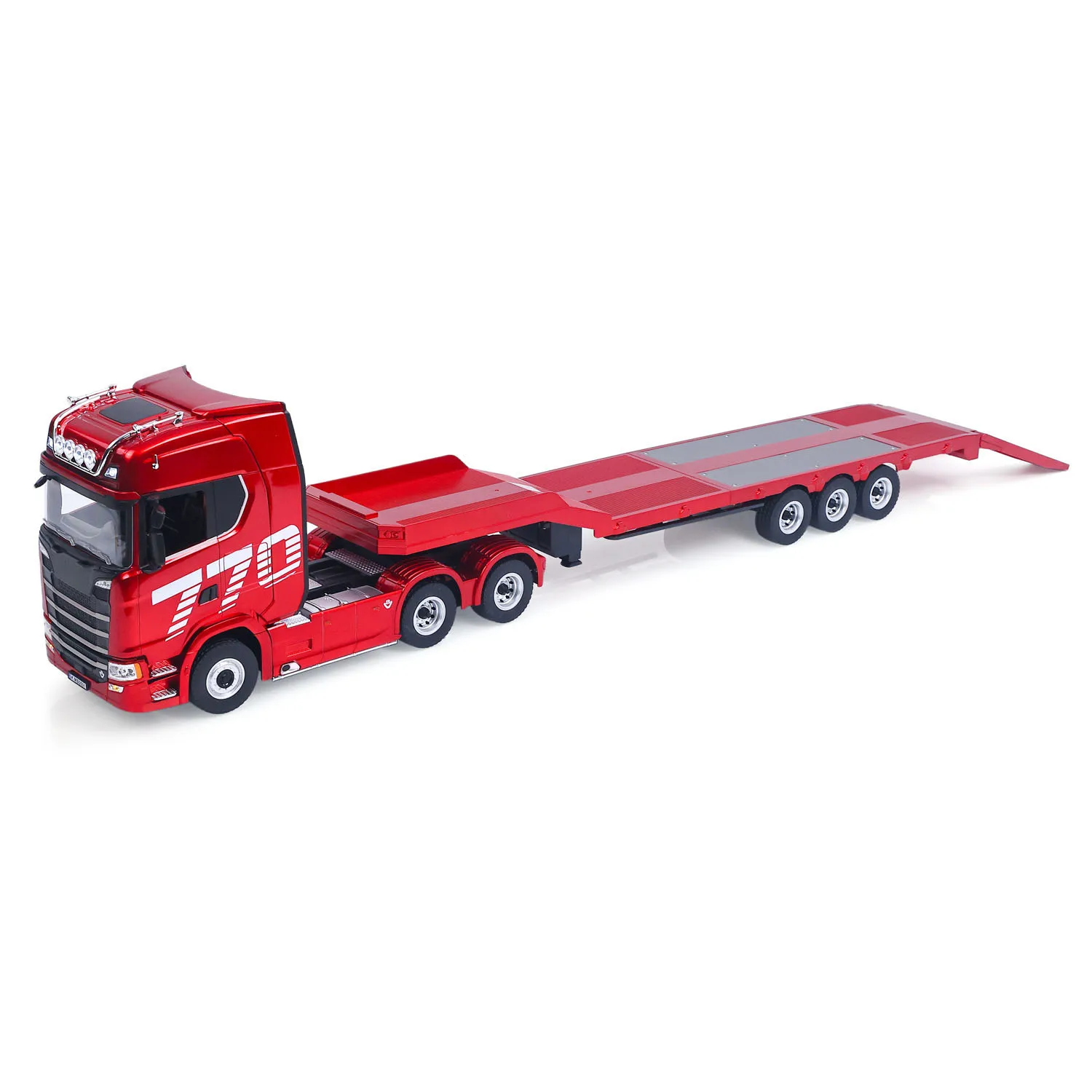 1501A 1/18 HUINA RC Traktor und 3-Achs-Sattelanhänger 19CH RTR 770S 2.4G Sound-Licht-System Ferngesteuertes LKW-Modell – Detail 12