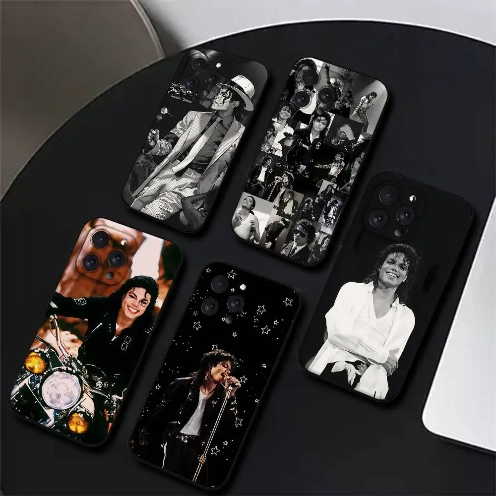 Singer M-Michael J-Jackson Handyhülle für iPhone 17 16 15 11 12 14 13 Pro Max Mini X XR 7 Plus 17E Air Stoßfeste Silikonhülle