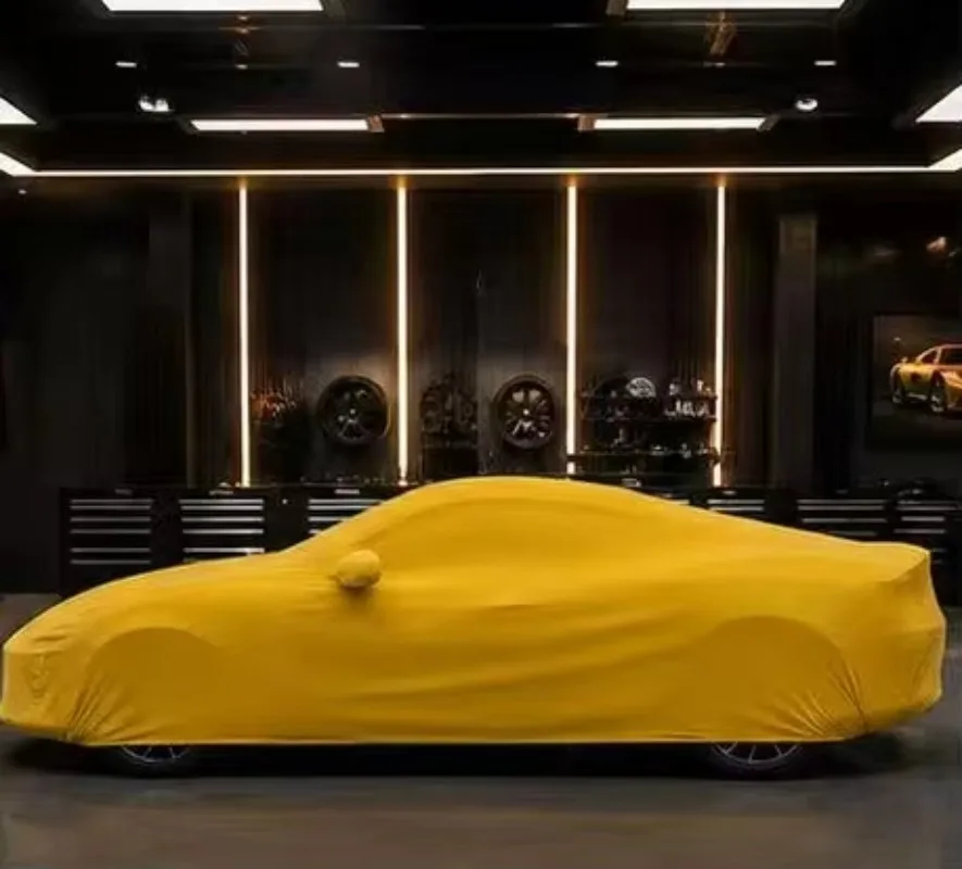 Premium 260g Stretch Velvet-lined 4 Mil Custom Car Cover 90% IR/99% Rejection Dust Scratch protection All Cars Fit