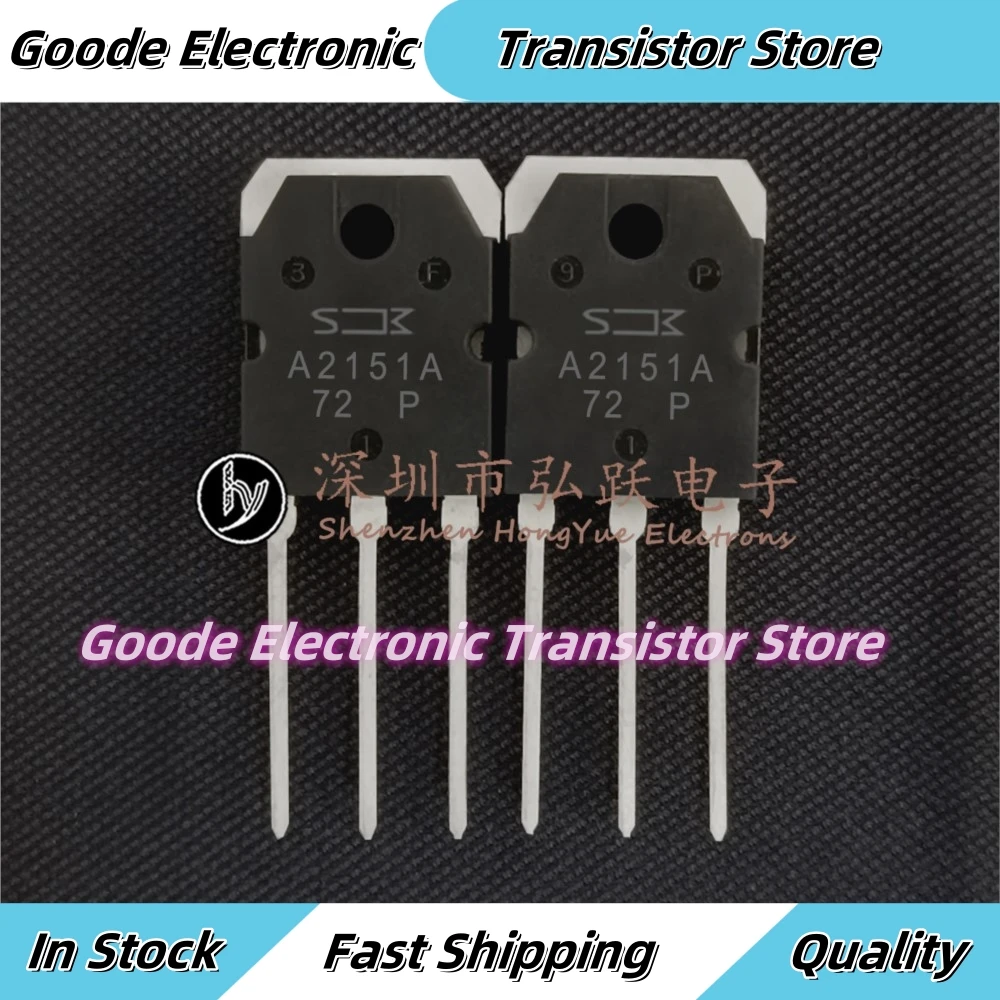 10PCS A2151 2SA2151 TO-3P 200V 15A   Fast Shipping Best Quality