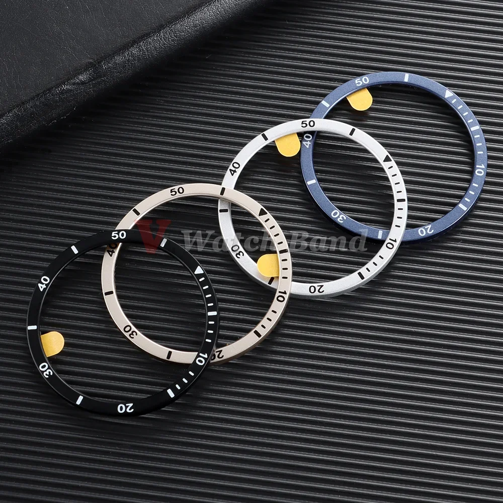 Für Samsung Galaxy Watch 9 8 40mm 44mm Metall-Uhrenblende Schutzring mit Zeitskala und Geschwindigkeitsskala Zubehör – Detail 8