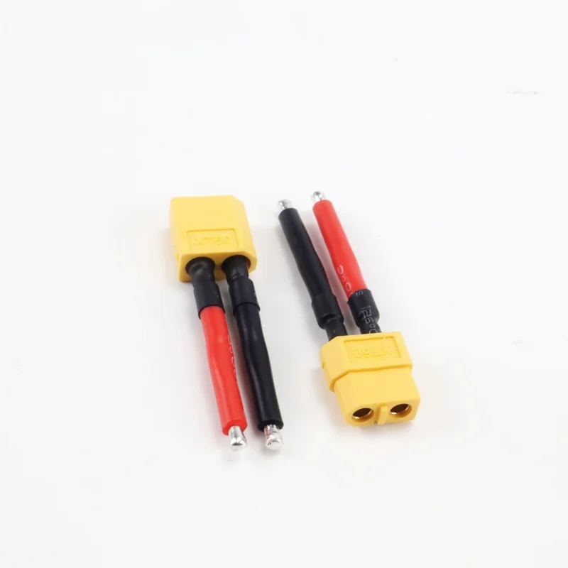 

1 pair of XT60 plug and socket 5cm with silicone wire 12/14awg for RC lithium battery wire drone