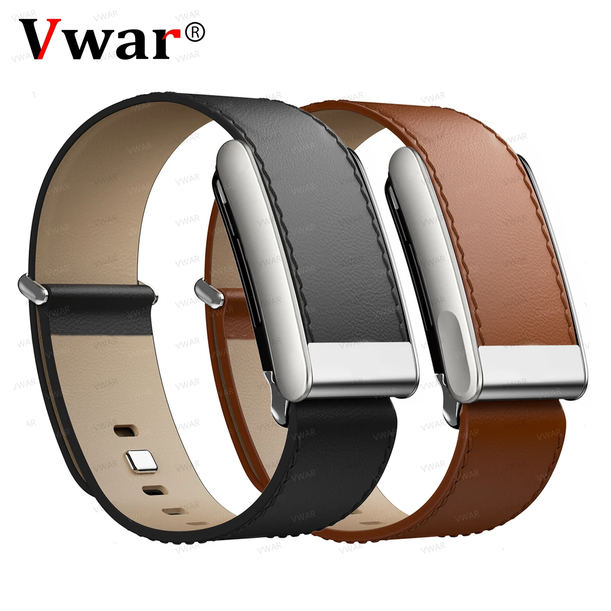 Original Leather Strap For WHOOP 5.0 MG WristBand Sweatproof Soft Adjustable Genuine Leather Band for Whoop One Peak and Life - Image 2