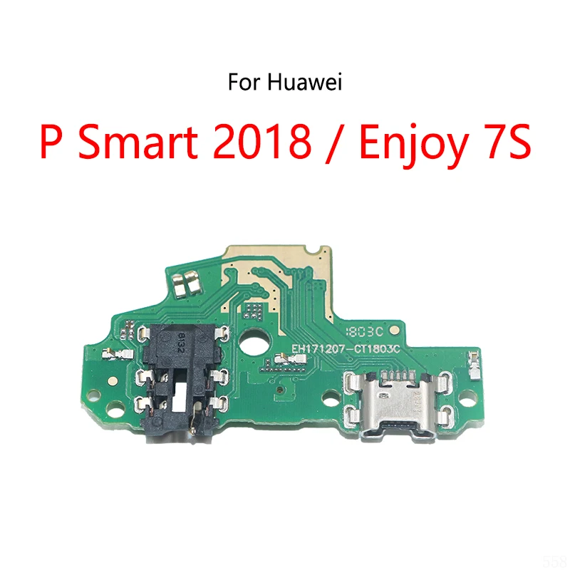 

10PCS/Lot For Huawei P Smart 2018 / Enjoy 7S USB Charging Dock Port Socket Jack Connector Charge Board Flex Cable