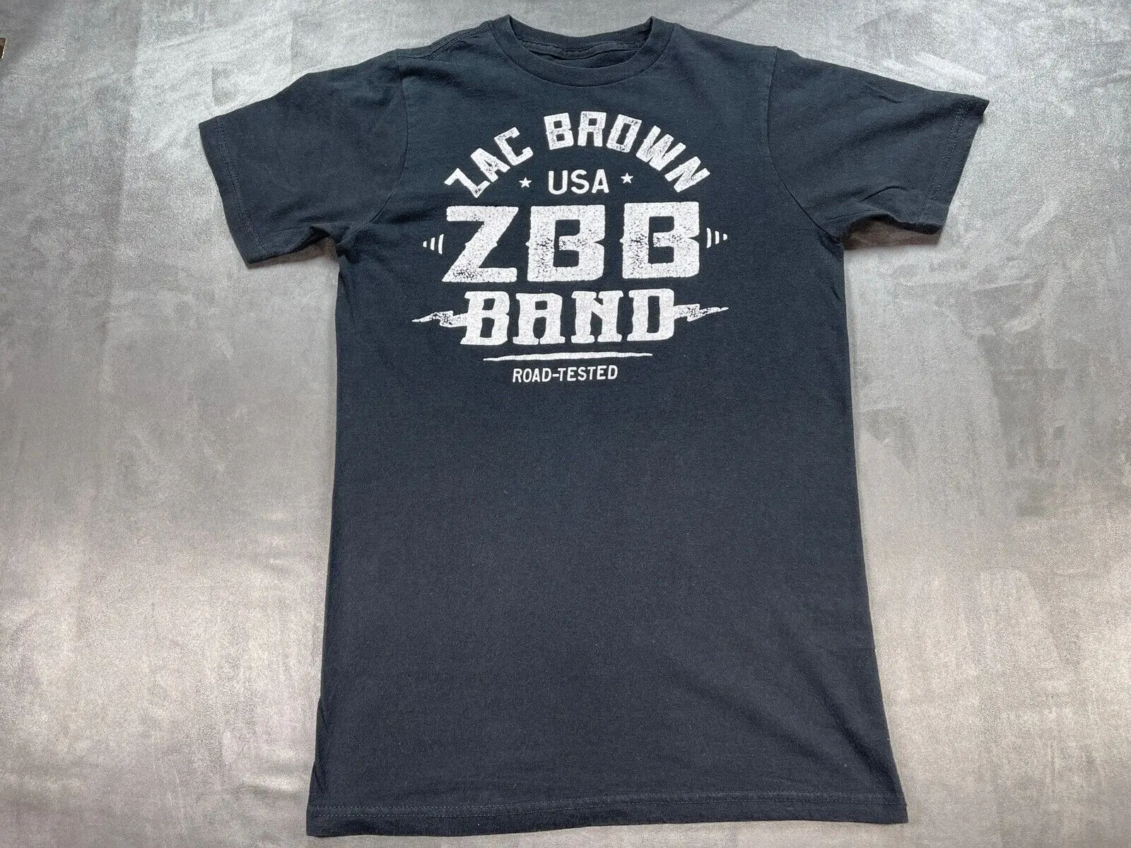 ZBB Zach Brown Band Black Concert Tour XS-S Great American Road Trip 2014 Shirt