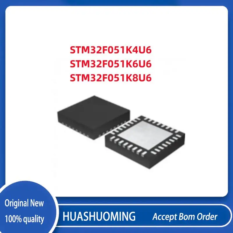 

НОВЫЙ 2 шт./лот STM32F051K4U6 STM32F051K6U6 STM32F051K8U6 STM32F051K4 STM32F051K6 STM32F051K8 UFQFPN-32