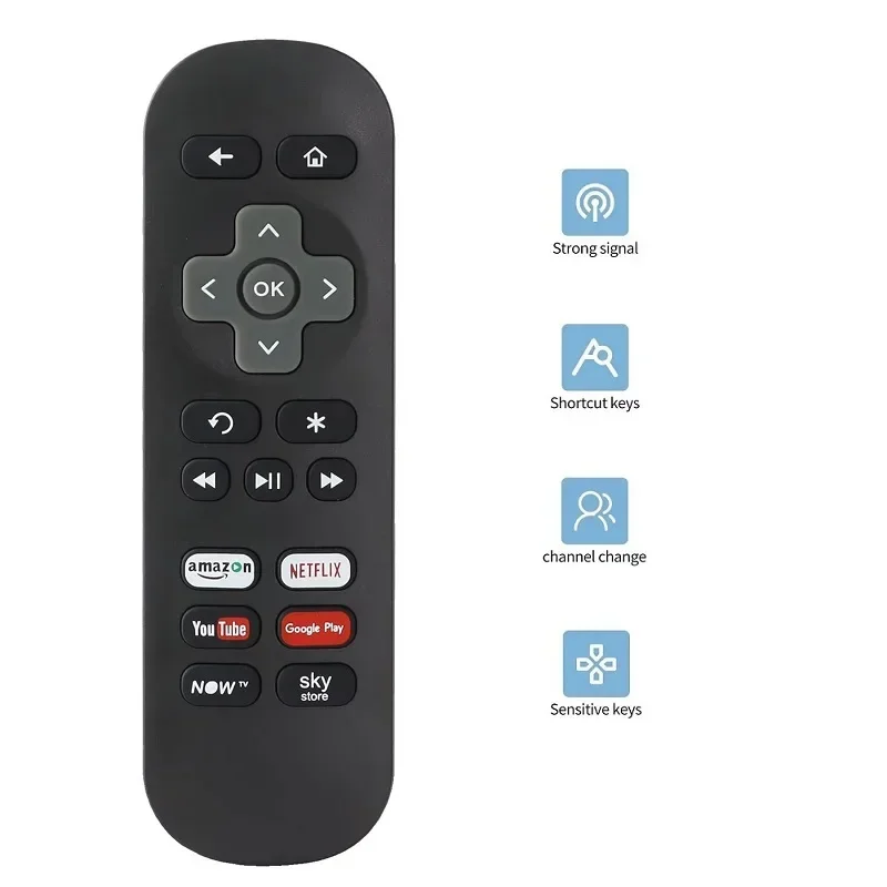 

YP new universal remote control is used for Now TV Nowtv set-top boxes, with high quality, comfortable grip