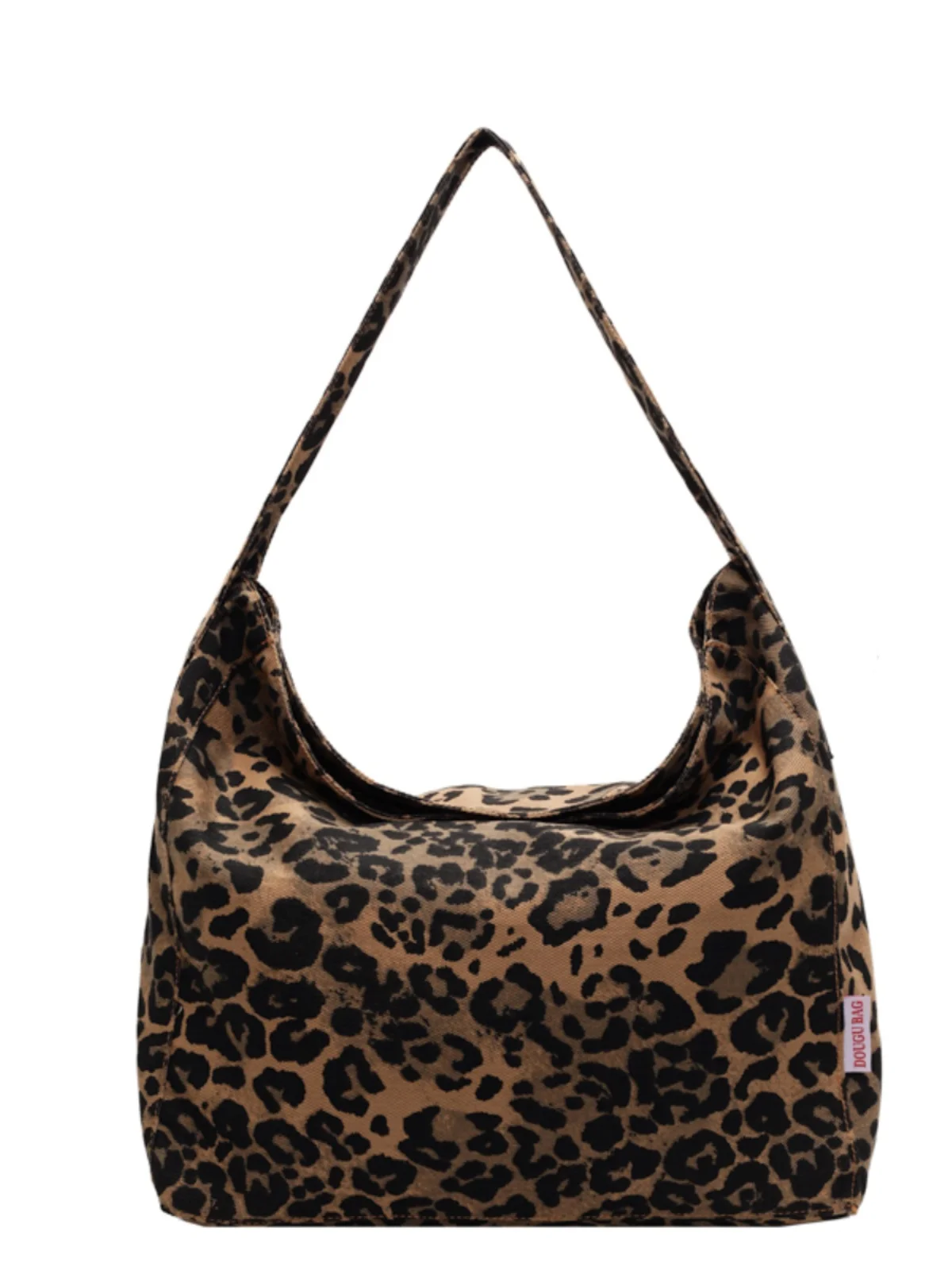 

2025 New Women's Large Capaci Slant Crossbody Bag Leopard Print Artistic Tote Bag Casual Sle Single oulder Bag