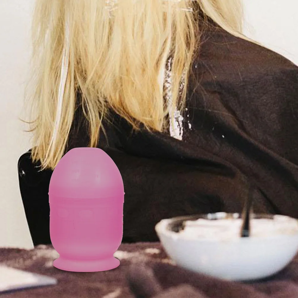 

2pcs Dye Shaker Hair Dying Accessory Kit Cup Measuring Marks For Color Mixing Reusable Hair Coloring Bowl Tool Kit Salon Diy