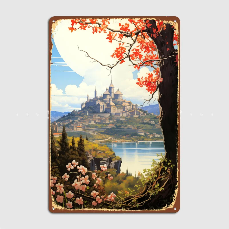 Visit Provence Scenery Travel Poster Metal Sign Life Wall Custom Bedroom Indoor Home Wall Decor Posters Room Decoration