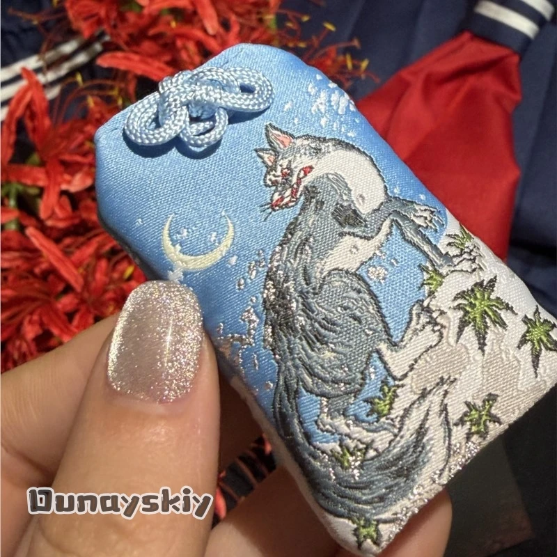 An z O Store @ SILENT HILL F, accesorios de amuleto hechos en abanico, araña, gato, perro, Lobo, Pallas, Pit Viper, nutria de río euroasiática, accesorio de Cosplay